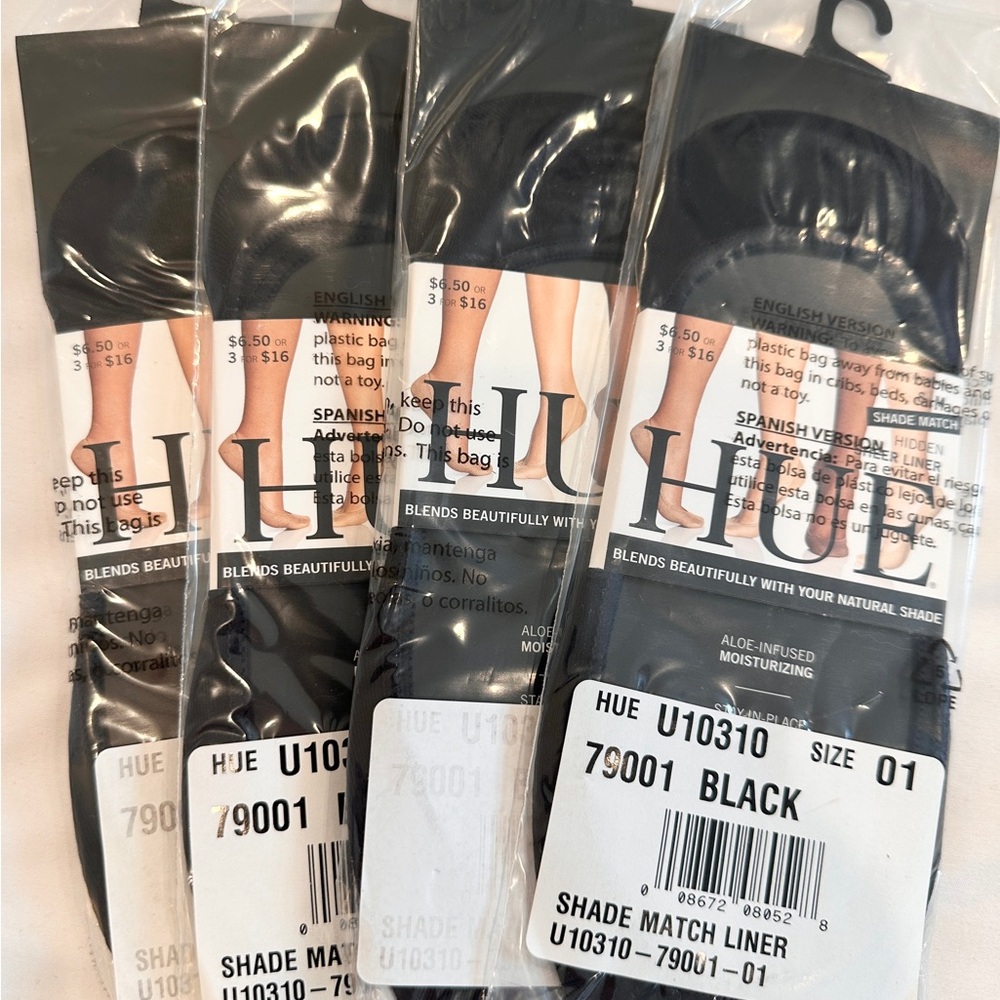 HUE Black Dress Socks for Elegant Comfort for flats